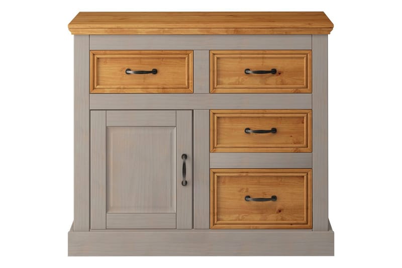 Skjenk Selma 100x38x87 cm, Grå/Beis/Voks - 100x38x87 cm, Grå/Beis/Voks - Oppbevaring - Oppbevaringsmøbler - Sideboard & skjenker