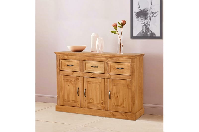 Skjenk Selma 145x38x87 cm, Beis/funksjonsbeskrivelse - 145x38x87 cm, Beis/funksjonsbeskrivelse - Oppbevaring - Oppbevaringsmøbler - Sideboard & skjenker