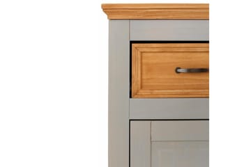 Skjenk Selma 145x38x87 cm, Grå/Beis/Voks - 145x38x87 cm, Grå/Beis/Voks - Oppbevaring - Oppbevaringsmøbler - Sideboard & skjenker