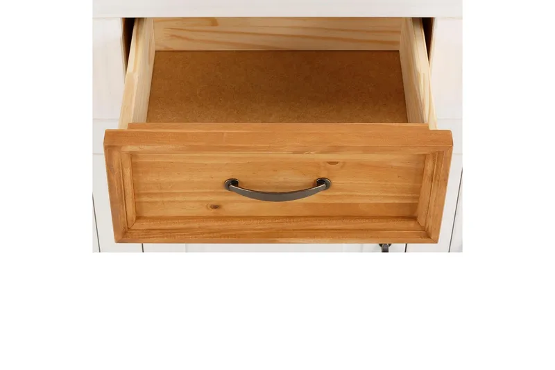 Skjenk Selma 145x38x87 cm, Hvit/Beis/Voks - 145x38x87 cm, Hvit/Beis/Voks - Oppbevaring - Oppbevaringsmøbler - Sideboard & skjenker