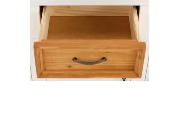 Skjenk Selma 145x38x87 cm, Hvit/Beis/Voks - 145x38x87 cm, Hvit/Beis/Voks - Oppbevaring - Oppbevaringsmøbler - Sideboard & skjenker
