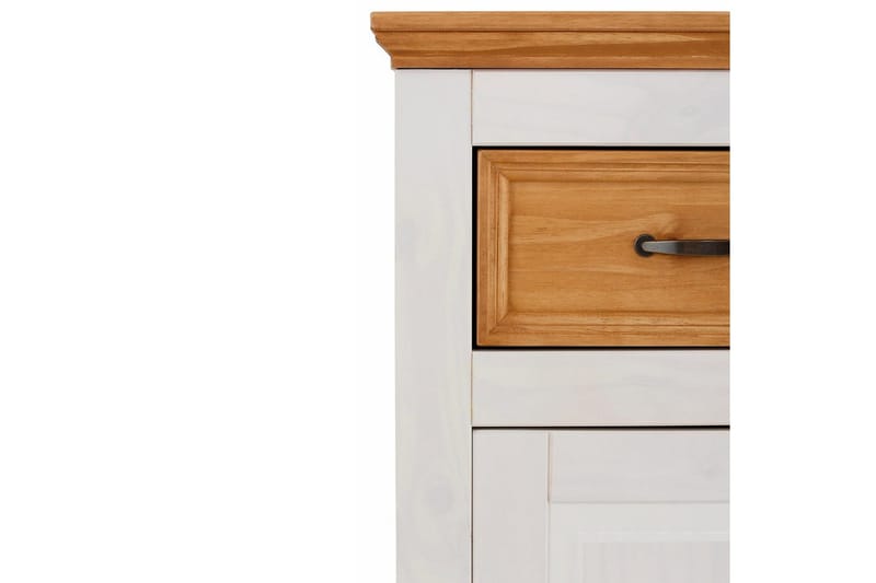Skjenk Selma 145x38x87 cm, Hvit/Beis/Voks - 145x38x87 cm, Hvit/Beis/Voks - Oppbevaring - Oppbevaringsmøbler - Sideboard & skjenker