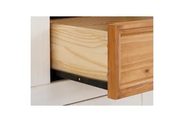 Skjenk Selma 145x38x87 cm, Hvit/Beis/Voks - 145x38x87 cm, Hvit/Beis/Voks - Oppbevaring - Oppbevaringsmøbler - Sideboard & skjenker