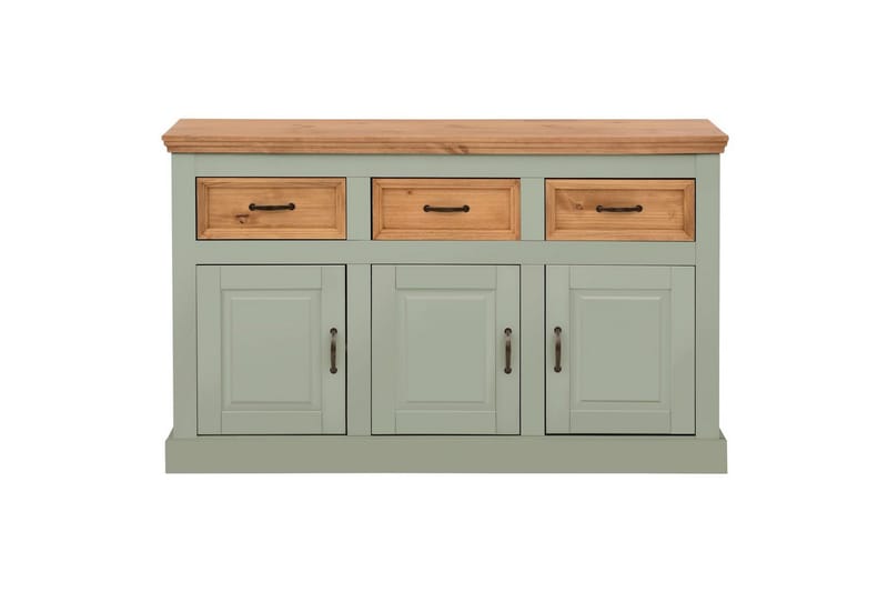Skjenk Selma 145x38x87 cm, Salviegrønn/Beis/Voks - 145x38x87 cm, Salviegrønn/Beis/Voks - Oppbevaring - Oppbevaringsmøbler - Sideboard & skjenker