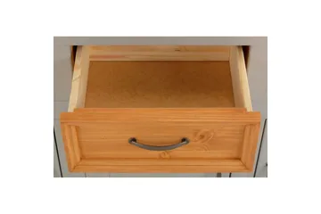 Skjenk Selma 190x38x87, Grå/Beis/Voks - 190x38x87, Grå/Beis/Voks - Oppbevaring - Oppbevaringsmøbler - Sideboard & skjenker