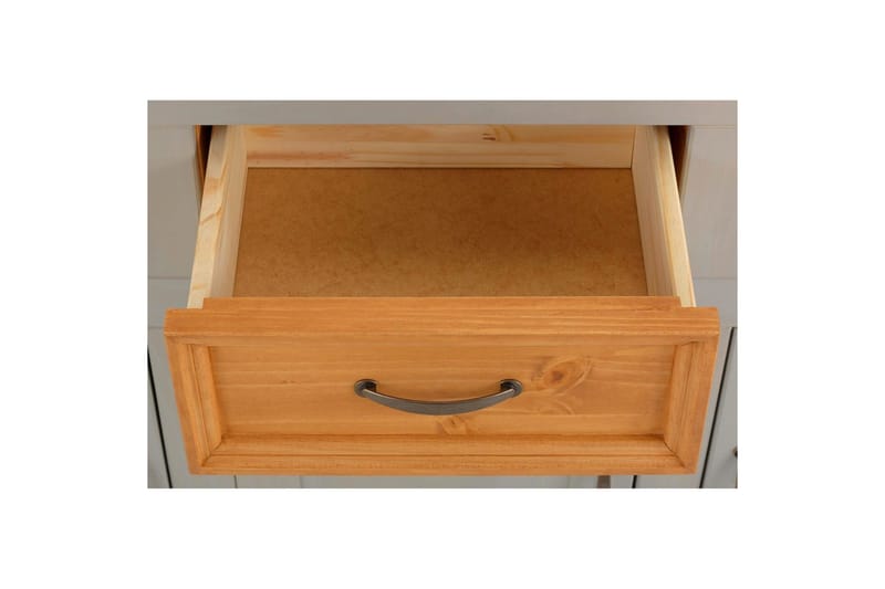 Skjenk Selma 190x38x87, Grå/Beis/Voks - 190x38x87, Grå/Beis/Voks - Oppbevaring - Oppbevaringsmøbler - Sideboard & skjenker