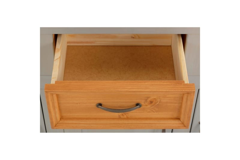 Skjenk Selma 190x38x87, Grå/Beis/Voks - 190x38x87, Grå/Beis/Voks - Oppbevaring - Oppbevaringsmøbler - Sideboard & skjenker