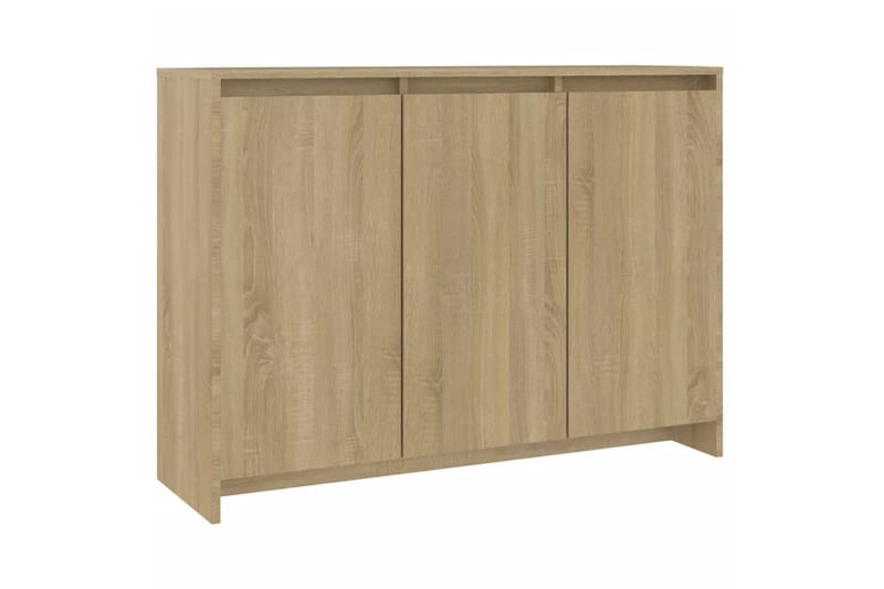 Skjenk sonoma eik 102x33x75 cm sponplate - Beige - Oppbevaring - Oppbevaringsmøbler - Sideboard & skjenker