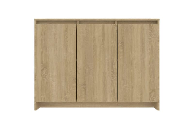 Skjenk sonoma eik 102x33x75 cm sponplate - Beige - Oppbevaring - Oppbevaringsmøbler - Sideboard & skjenker