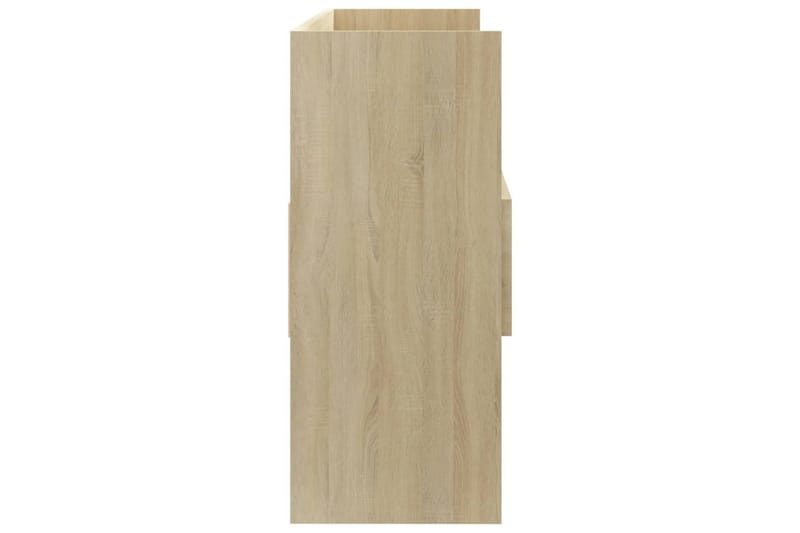 Skjenk sonoma eik 105x30x70 cm sponplate - Brun - Sideboard & skjenker