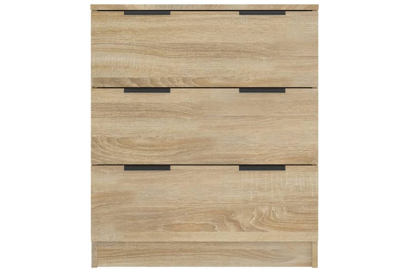 Skjenk sonoma eik 60x30x70 cm konstruert tre - Brun - Sideboard & skjenker