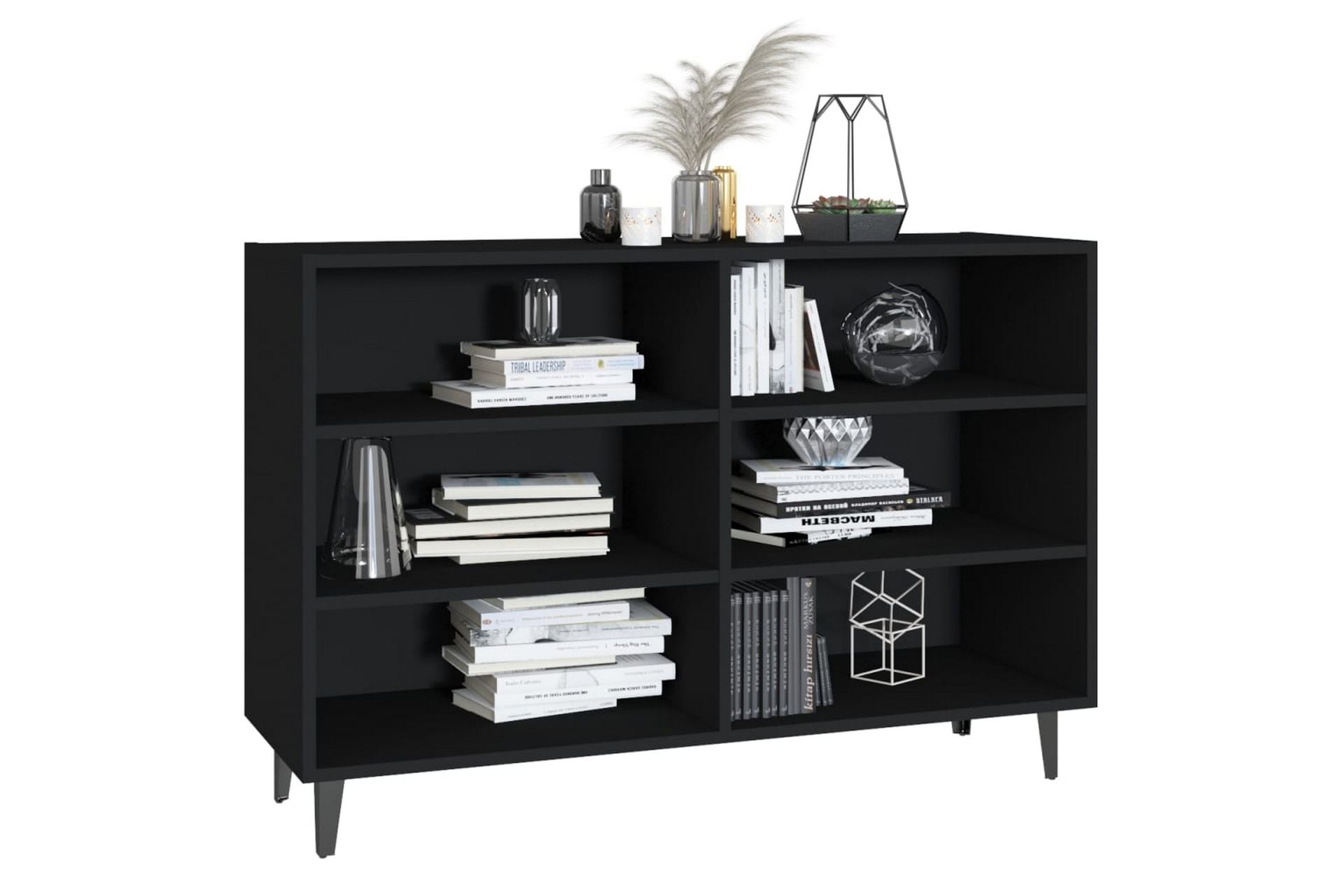 Skjenk svart 103,5x35x70 cm sponplate - Svart - Oppbevaring - Oppbevaringsmøbler - Sideboard & skjenker