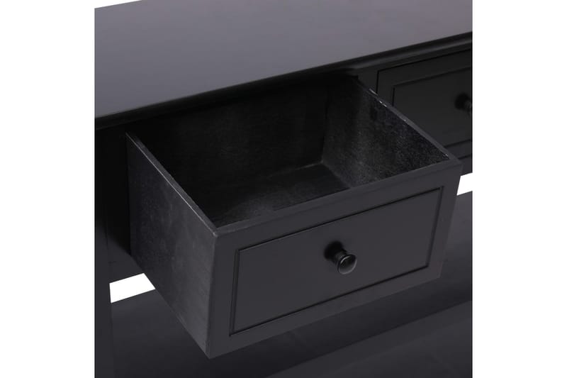 Skjenk svart 115x30x76 cm tre - Svart - Sideboard & skjenker