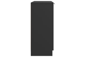 Skjenk svart 60x30x70 cm konstruert tre - Svart - Oppbevaring - Oppbevaringsmøbler - Sideboard & skjenker