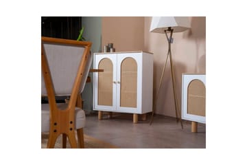 Skjenk Terra Hvit / Eik - Natur/Hvit - Oppbevaring - Oppbevaringsmøbler - Sideboard & skjenker