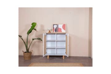 Skjenk Terra Hvit / Eik - Natur/Hvit - Oppbevaring - Oppbevaringsmøbler - Sideboard & skjenker