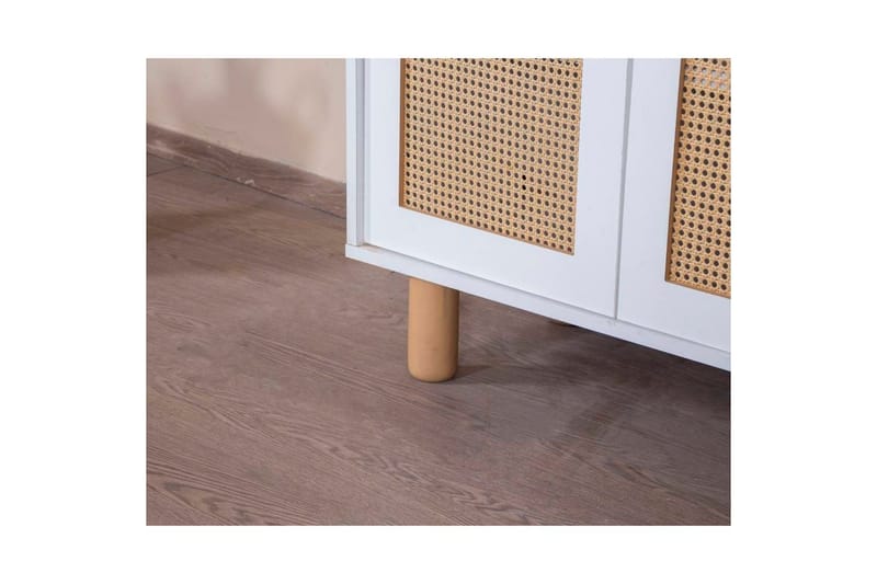 Skjenk Terra Hvit / Eik - Natur/Hvit - Oppbevaring - Oppbevaringsmøbler - Sideboard & skjenker