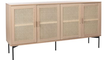Skjenk Traunfled 4 Dører - Hvitpigmentert - Oppbevaring - Oppbevaringsmøbler - Sideboard & skjenker