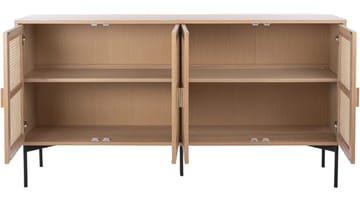 Skjenk Traunfled 4 Dører - Hvitpigmentert - Oppbevaring - Oppbevaringsmøbler - Sideboard & skjenker