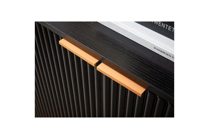 Skjenk Wohnling Foliert sponplate eikelook 150 cm 4 dører Moderne - Møbler - Bord - Avlastningsbord - Konsollbord