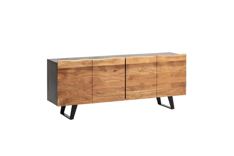 Skjenk Wohnling Massivt treverk trekanter 180 cm 4 dører industriell - Oppbevaring - Oppbevaringsmøbler - Sideboard & skjenker