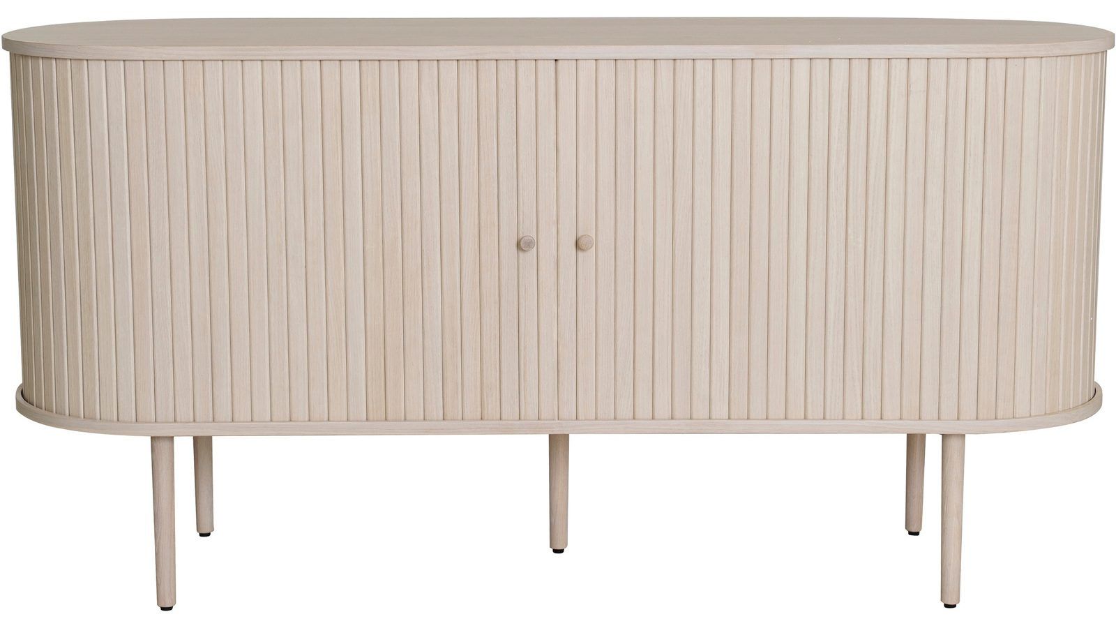 Skjenk Yngvar 150 cm - Hvitpigmentert eik