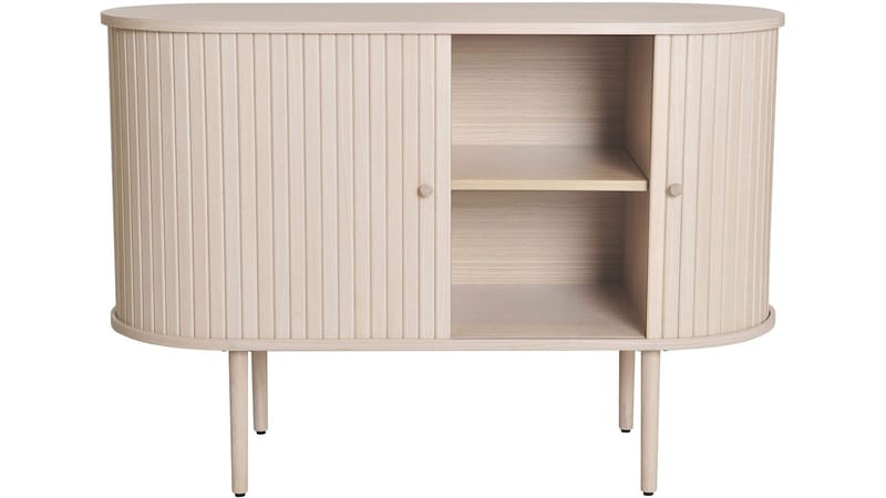 Skjenk Yngvar Hvitpigmentert Eik 110 cm - Hvitpigmentert eik - Oppbevaring - Oppbevaringsmøbler - Sideboard & skjenker