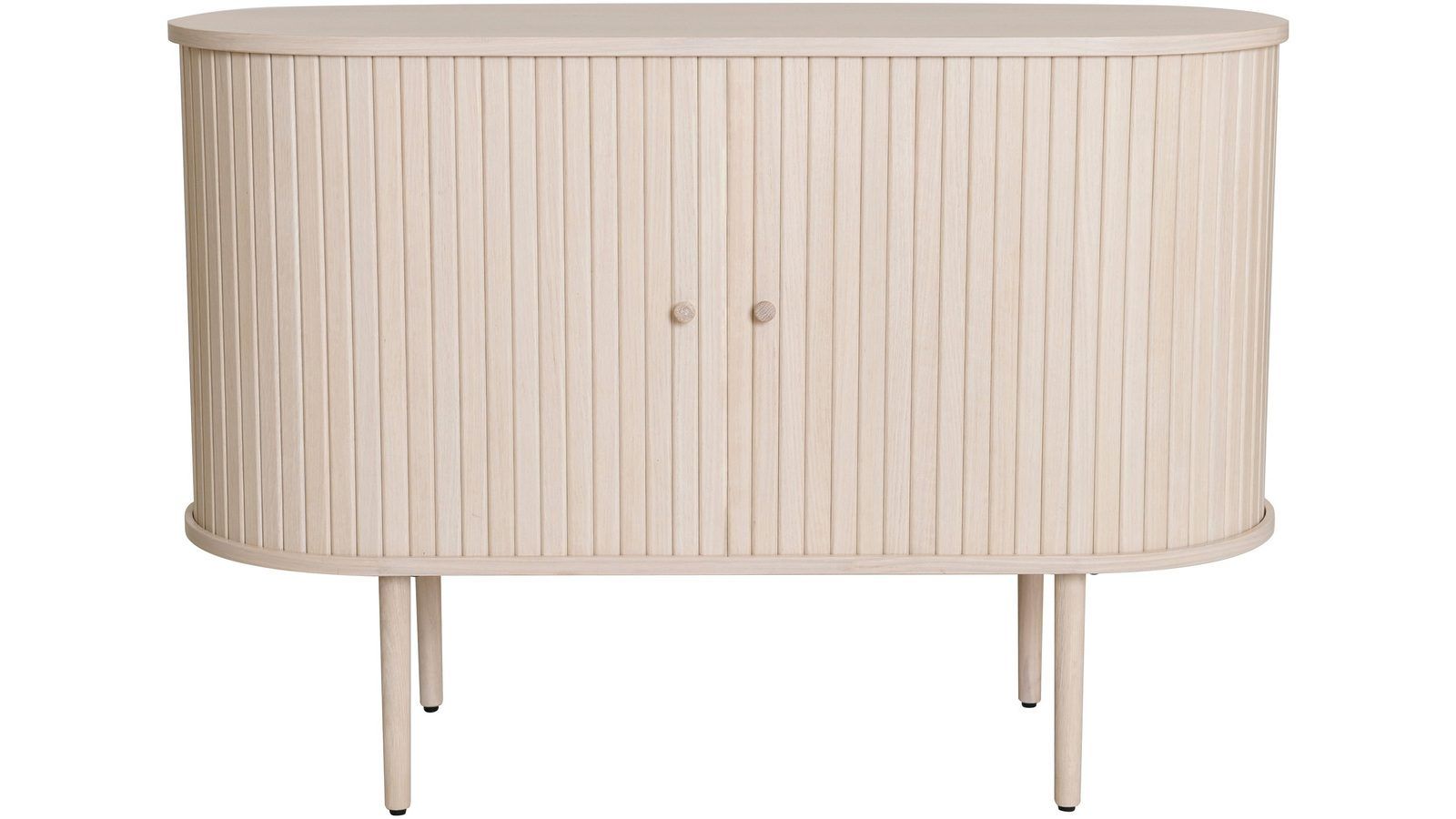 Skjenk Yngvar Hvitpigmentert Eik 110 cm - Hvitpigmentert eik