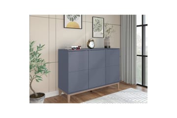Skjenk Pelle 120x41x85 cm, Grå/Wotan Eik - 120x41x85 cm, Grå/Wotan Eik - Oppbevaring - Oppbevaringsmøbler - Sideboard & skjenker