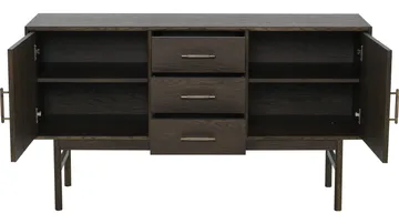 Skjenk Porsvik - brunlakkert eikefiner - Oppbevaring - Oppbevaringsmøbler - Sideboard & skjenker