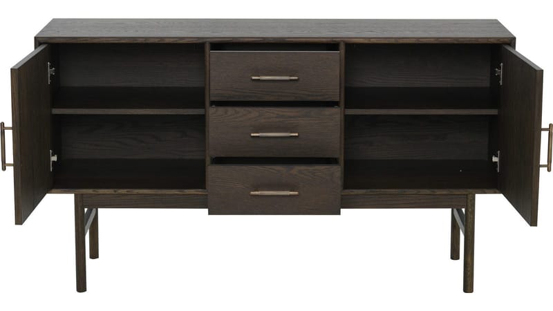 Skjenk Porsvik - brunlakkert eikefiner - Oppbevaring - Oppbevaringsmøbler - Sideboard & skjenker