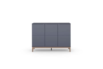 Skjenk Pelle 120x41x85 cm, Grå/Wotan Eik - 120x41x85 cm, Grå/Wotan Eik - Oppbevaring - Oppbevaringsmøbler - Sideboard & skjenker