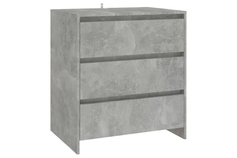 Skjenker 3 stk betonggrå konstruert tre - Grå - Oppbevaring - Oppbevaringsmøbler - Sideboard & skjenker