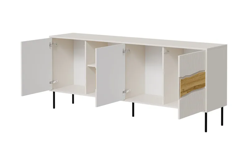 Stintino Skjenk 190x40 cm - Svart/Brun - Oppbevaring - Oppbevaringsmøbler - Sideboard & skjenker