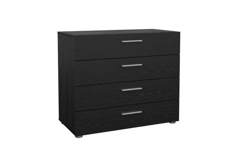 Suntia Kommode 80 cm - Svart/Gråfarget tre - Oppbevaring - Oppbevaringsmøbler - Kommode