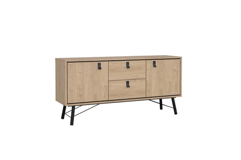 Tadami Skjenk 150x40 cm i Tre med Metallben - Beige - Oppbevaring - Oppbevaringsmøbler - Sideboard & skjenker