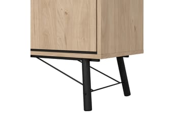 Tadami Skjenk 150x40 cm i Tre med Metallben - Beige - Oppbevaring - Oppbevaringsmøbler - Sideboard & skjenker