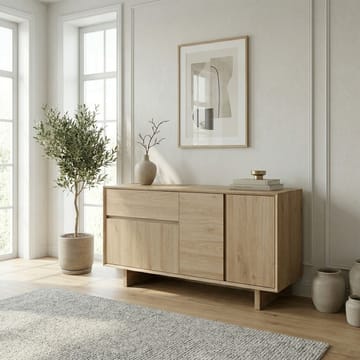 Tavon Konsoll 146x76x45 cm - Naturlig eik - Oppbevaring - Oppbevaringsmøbler - Sideboard & skjenker