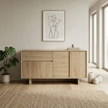 Tavon Konsoll 146x76x45 cm - Naturlig eik - Oppbevaring - Oppbevaringsmøbler - Sideboard & skjenker