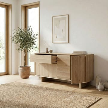 Tavon Konsoll 146x76x45 cm - Naturlig eik - Oppbevaring - Oppbevaringsmøbler - Sideboard & skjenker