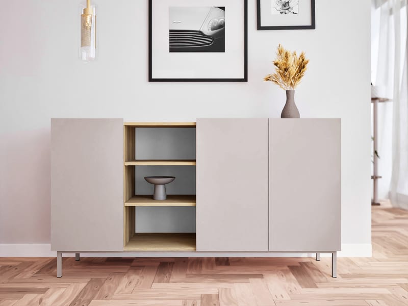 Tavrin Skjenk 153x44 cm - Beige - Oppbevaring - Oppbevaringsmøbler - Sideboard & skjenker