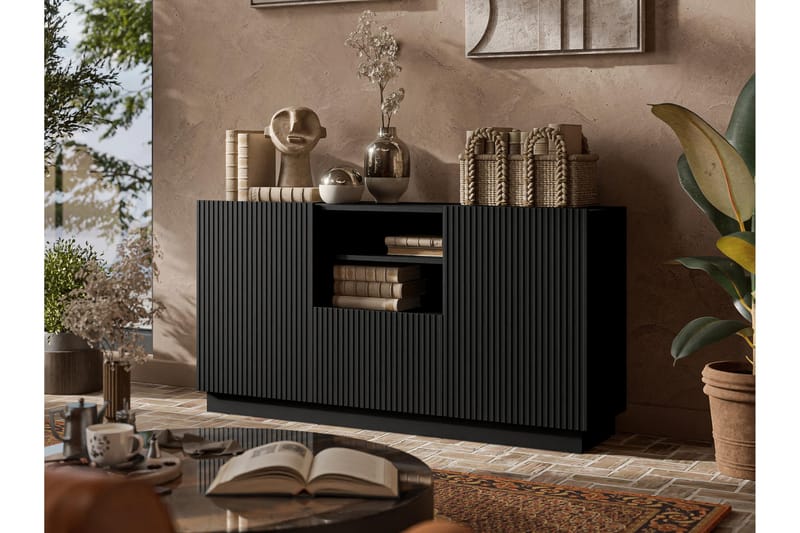 Torvalen Skjenk 150x42 cm - Svart - Oppbevaring - Oppbevaringsmøbler - Sideboard & skjenker