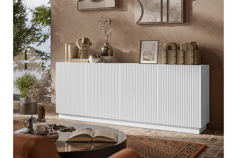 Torvalen Skjenk 200x42 cm - Hvit - Oppbevaring - Oppbevaringsmøbler - Sideboard & skjenker