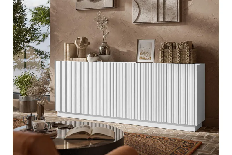 Torvalen Skjenk 200x42 cm - Hvit - Oppbevaring - Oppbevaringsmøbler - Sideboard & skjenker