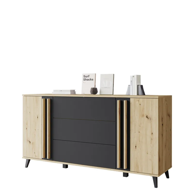 Torvos Kommode 150 cm - Brun/Svart - Oppbevaring - Oppbevaringsmøbler - Kommode