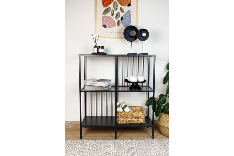 Travos Skänk 80x30 cm - Sort - Oppbevaring - Oppbevaringsmøbler - Sideboard & skjenker