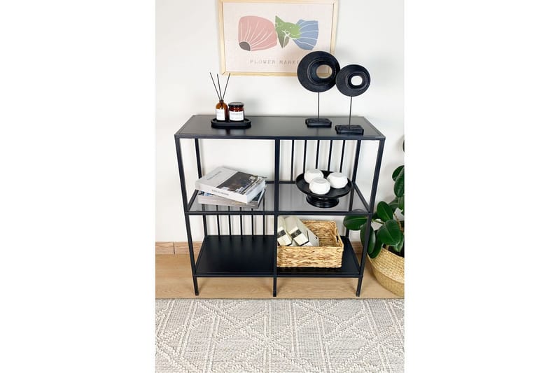 Travos Skänk 80x30 cm - Sort - Oppbevaring - Oppbevaringsmøbler - Sideboard & skjenker