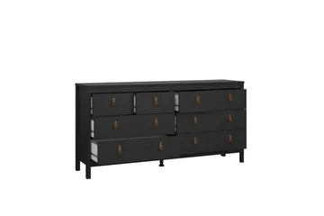 Vallvidera Kommode 159,6 cm - Svart - Oppbevaring - Oppbevaringsmøbler - Kommode