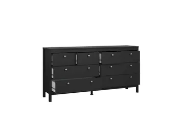 Vallvidera Kommode 159,6 cm - Svart - Oppbevaring - Oppbevaringsmøbler - Kommode