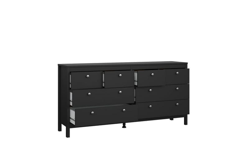 Vallvidera Kommode 159,6 cm - Svart - Oppbevaring - Oppbevaringsmøbler - Kommode